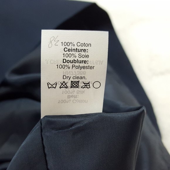 J.Crew Women's Size 2 Tied Belted Strapless Shift Dress Solid Navy Blue - Picture 5 of 7